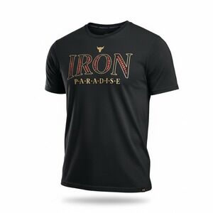 Under Armour Project Rock Iron Paradise T-Shirt Mens Large Black Graphic Tee